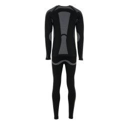 2275 Skiundertj, st fit, Sort