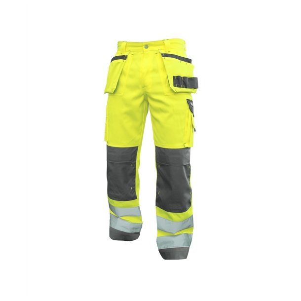 Dassy® Glasgow high visibility arbejdsbukser med hylsterlommer og knælommer