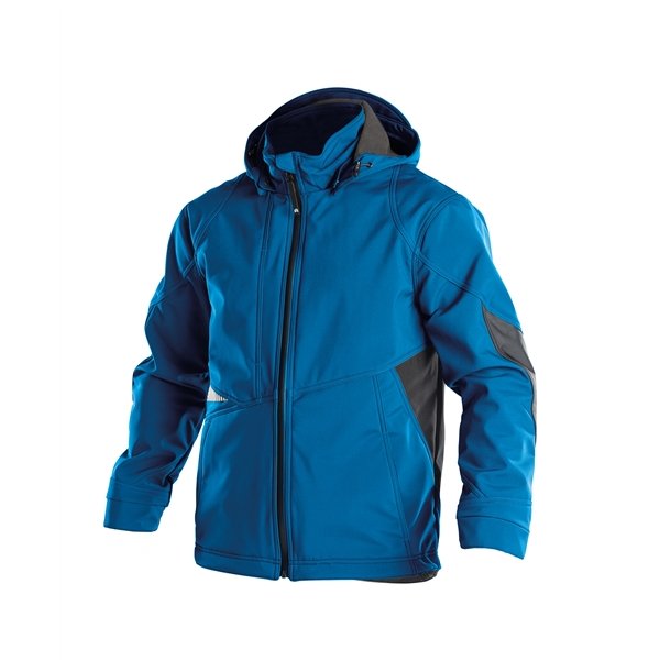 Dassy Softshell Gravity, blå/antrasite grå