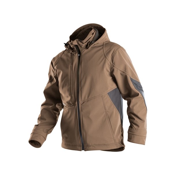 Dassy Softshell Gravity, lerbrun/antrasite gr