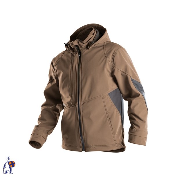Dassy Softshell Gravity, lerbrun/antrasite gr�