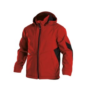 Dassy Softshell Gravity, rd/sort