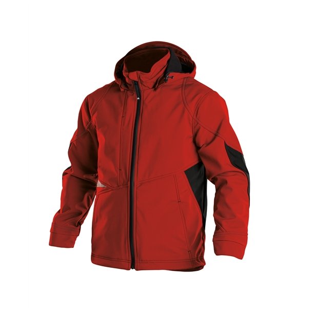 Dassy Softshell Gravity, rd/sort