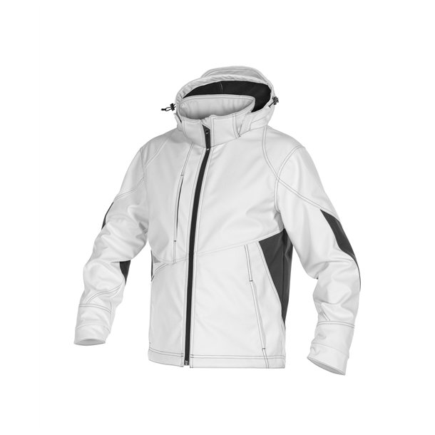 Dassy Softshell Gravity, hvid/ANTRASITE GRÅ