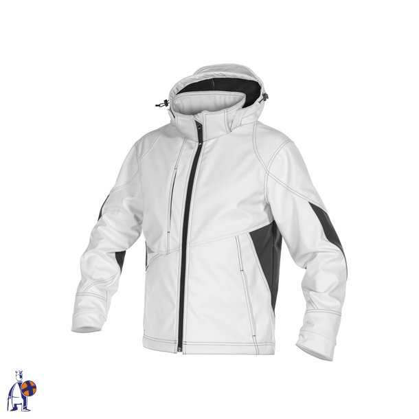 Dassy Softshell Gravity, hvid/ANTRASITE GR�