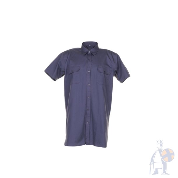 0405 Twill skjorte kort�rmet gr�
