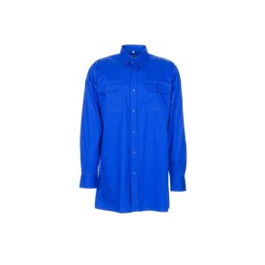 0407 Twill Skjorte langrmet, Mellem bl