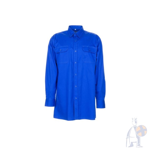 0407 Twill Skjorte lang�rmet, Mellem bl�
