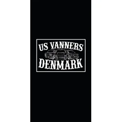 Sort bade h�ndkl�de med us vanners logo 