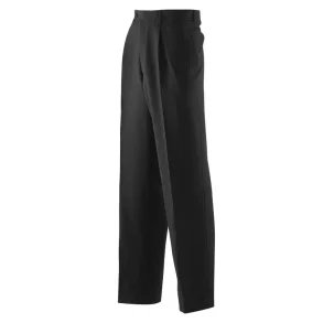 Bukser med imiteret lderfarve