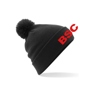 Beanie med bsc broderi