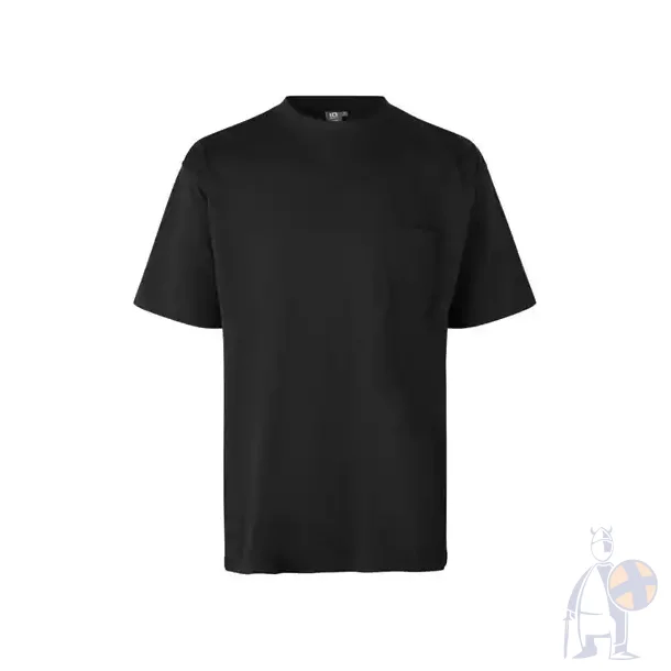 ID t-time t-shirt med brystlomme 0550 sort