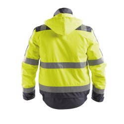 Dassy Lima high visibility vinterjakke, gul og bl