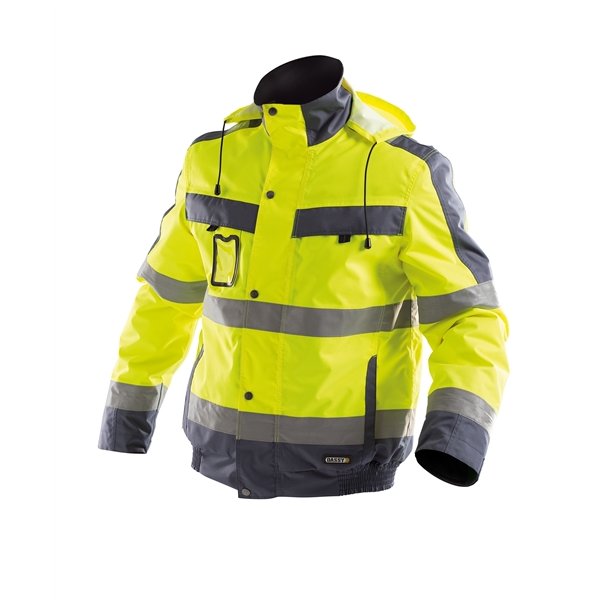 Dassy® Lima high visibility vinterjakke, gul og grå