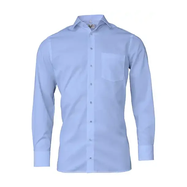 Mens Shirt Modern Fit Long Sleeve - lysebl