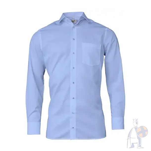 Men�s Shirt Modern Fit Long Sleeve - lysebl�