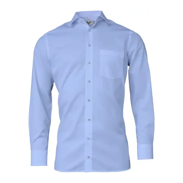 Mens Shirt Comfort Fit Long Sleeve - lysebl