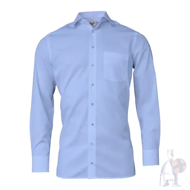 Men�s Shirt Comfort Fit Long Sleeve - lysebl�