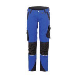 6412 Norit stretch dame arbejdsbukser kornblå/sort