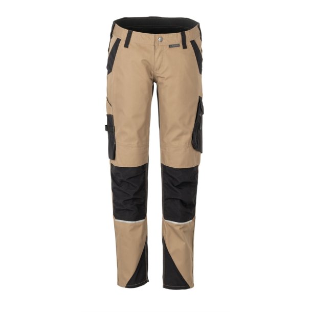 6413 Norit stretch dame arbejdsbukser sand/sort