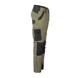 6415 Norit stretch dame arbejdsbukser oliven/sort