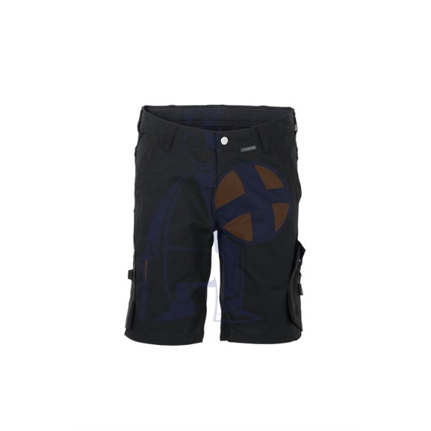 6450 Norit herre arbejdsshorts, sort