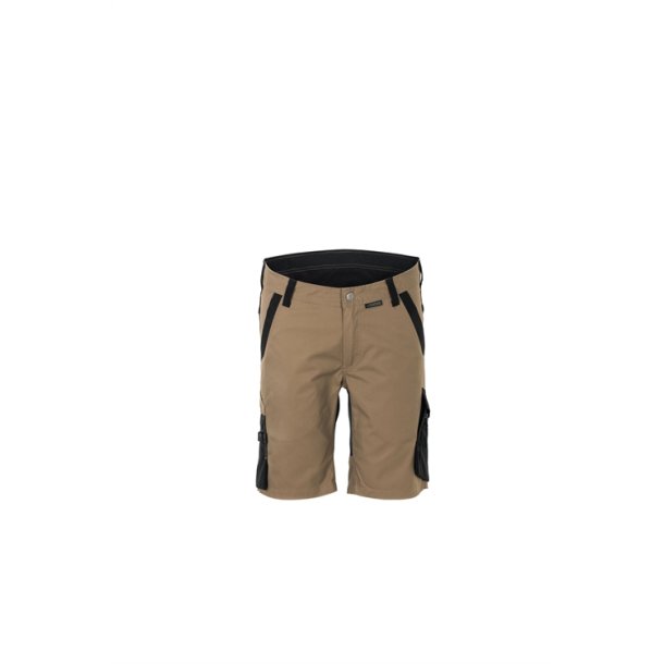 6453 Norit herre arbejdsshorts, sand/sort 