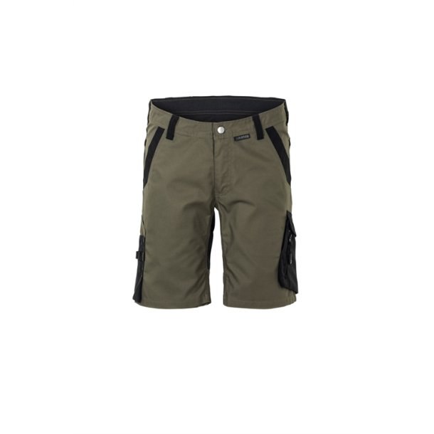 6455 Norit herre arbejdsshorts, oliven/sort 
