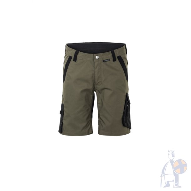 6455 Norit herre arbejdsshorts, oliven/sort 