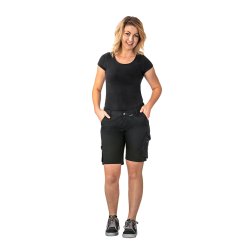 6460 Norit dameshorts sort m/stretch