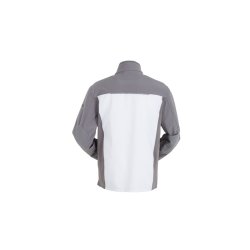 6508 Planam Norit Hybridjakke til mnd, hvid/zink