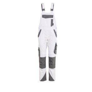 6538 Norit dame overalls hvid/zink