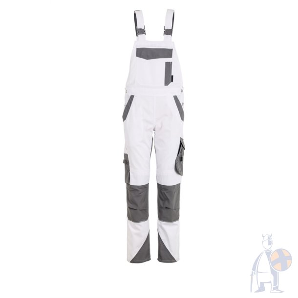 6538 Norit dame overalls hvid/zink