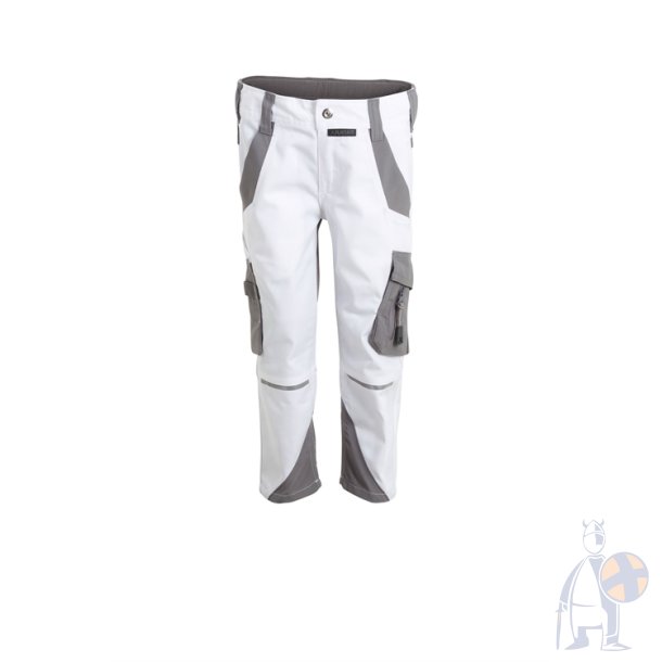 6548 Planam Norit b�rne arbejdsbukser hvid/zink