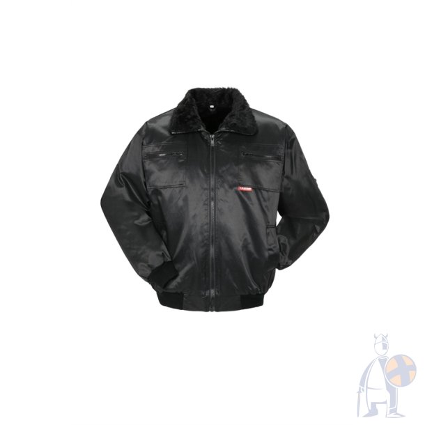 0334 Gletscher Pilot Jakke Sort