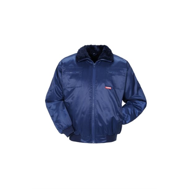 0336 Gletscher Pilot Jakke Marine - Med tryk