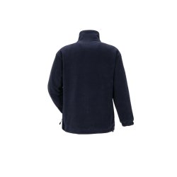 0347 Streem Fleece Jakke Marine/camel