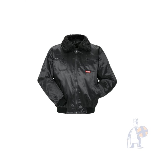 0358 Gletsher Comfort Jakke, sort
