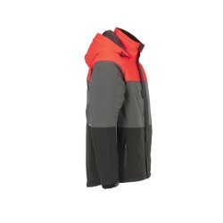 3755 Aviator jakke rd/gr/sort