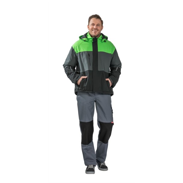 3756 Aviator jakke grn/gr/sort