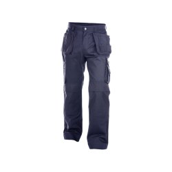 200444 Dassy Oxford bukser Navy bl m/hylsterlommer
