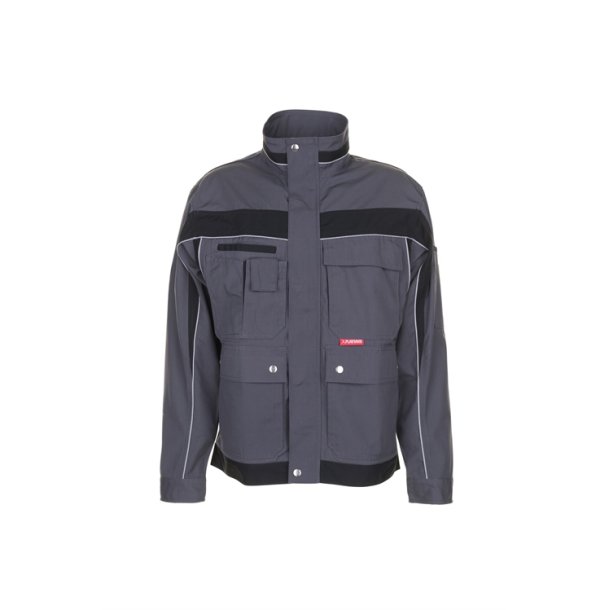2506 Plaline arbejdsjakke, skiffer/sort