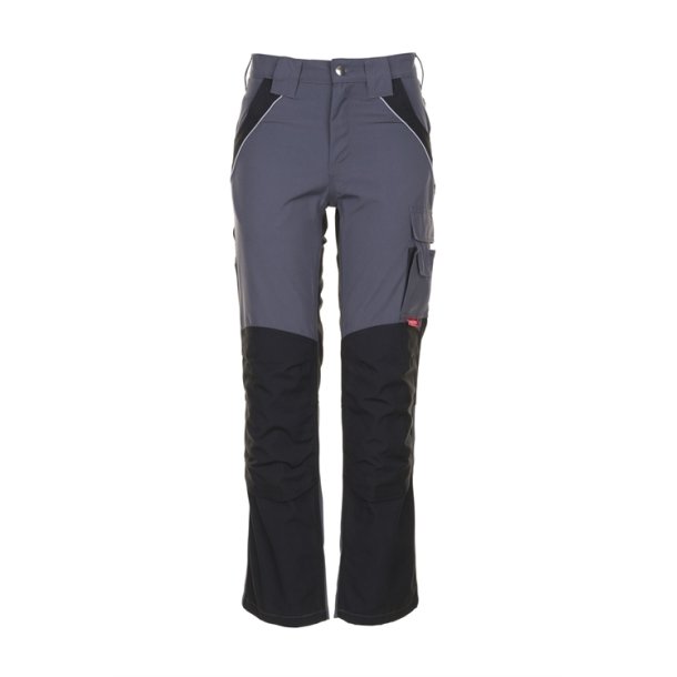 2516 Plaline Arbejdsbukser, skiffer/sort