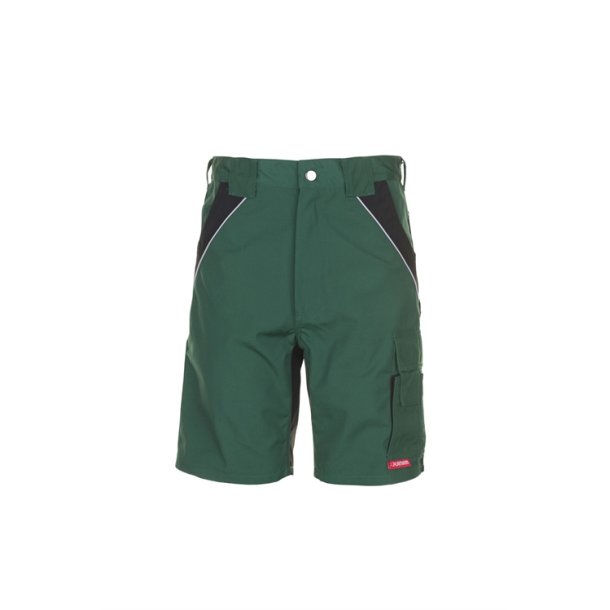 2545 Plaline Arbejdsshorts, grøn/sort