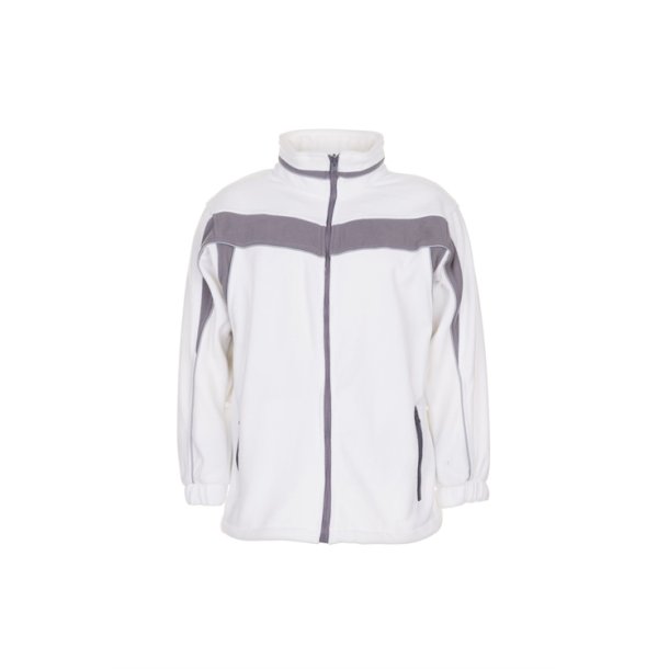 2563 Plaline Fleece Jakke,hvid/zink