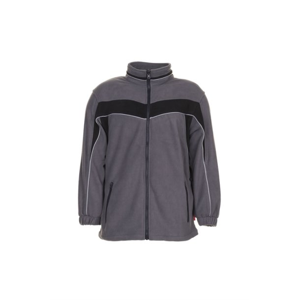 2566 Plaline Fleece Jakke,skiffer/sort