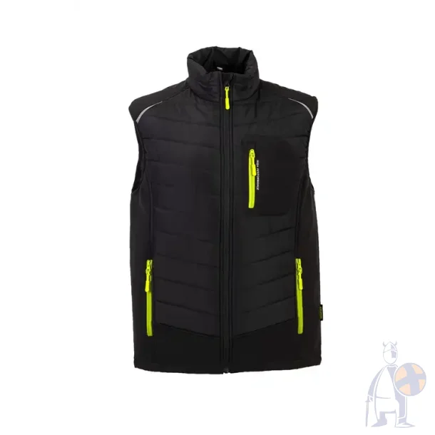Planam stretch vintervest sort