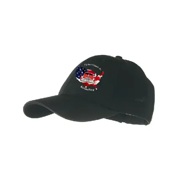 ST2612 RustNShine  cap one size sort med tryk