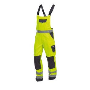 Dassy Toulouse high visibility overalls med knlommer, gul