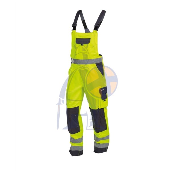 Dassy� Toulouse high visibility overalls med kn�lommer, gul